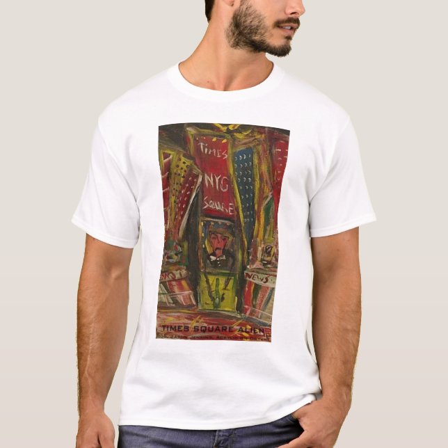 TIMES SQUARE ALIEN T-Shirt (Front)