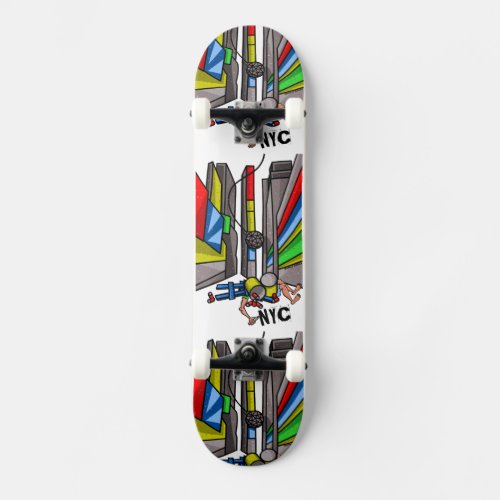 Times Square Ball Drop New Years Day Skateboard Deck