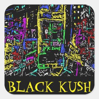 TIMES SQUARE BLACK KUSH STICKER
