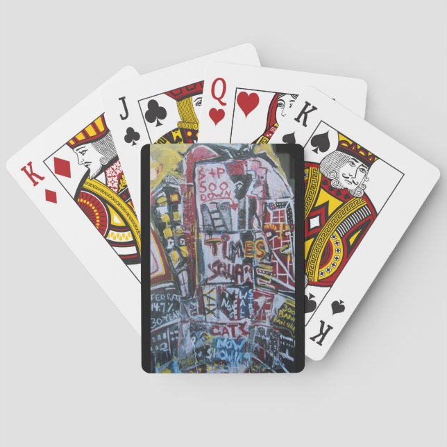 TIMES SQUARE CATS POKER CARDS (Back)