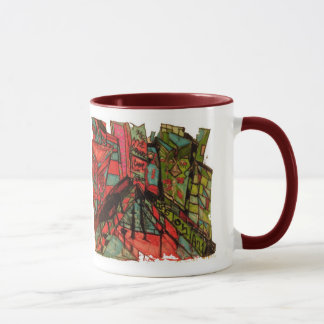 times square cnbc ink white mug