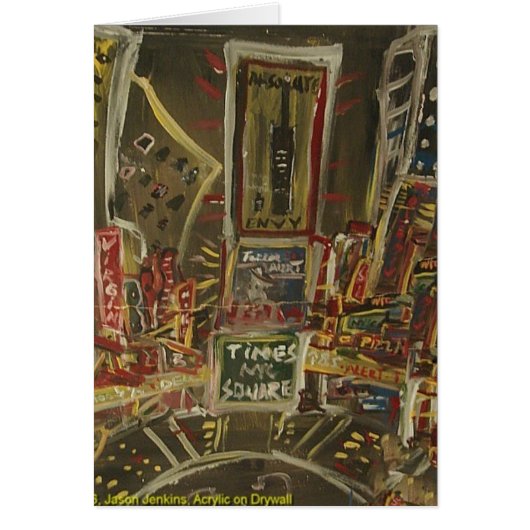 times square cracked cards (Front)
