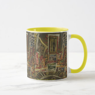 times square cracked mug