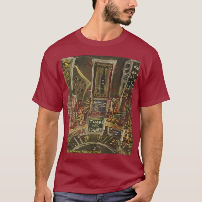 TIMES SQUARE CRACKED T-Shirt (Front)