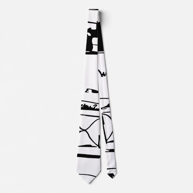 TIMES SQUARE EMPTY NECK TIE (Front)