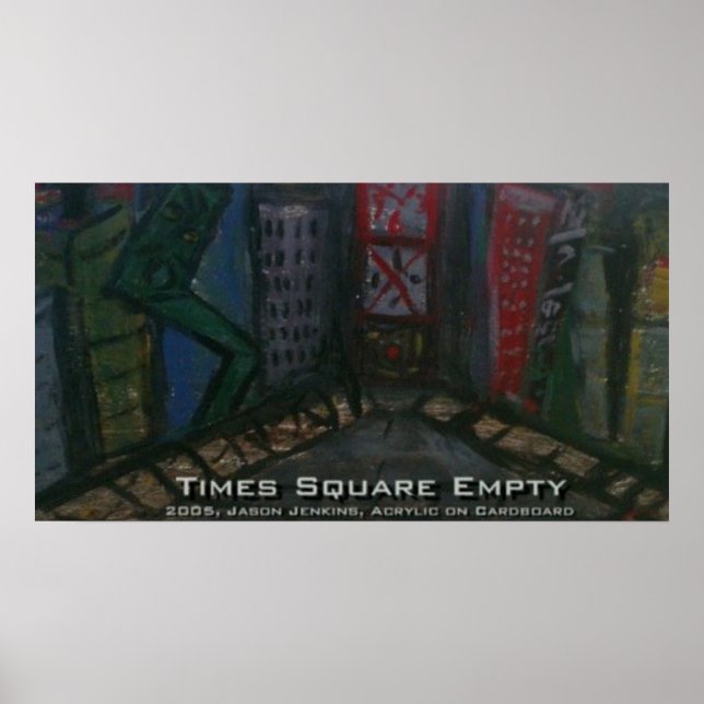 TIMES SQUARE EMPTY POSTER (Front)