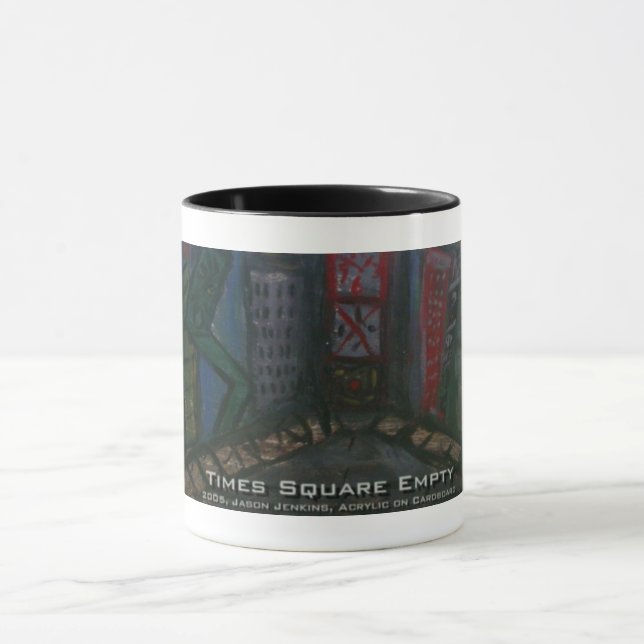 times square emtpy mug (Center)