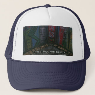 times square emtpy trucker hat