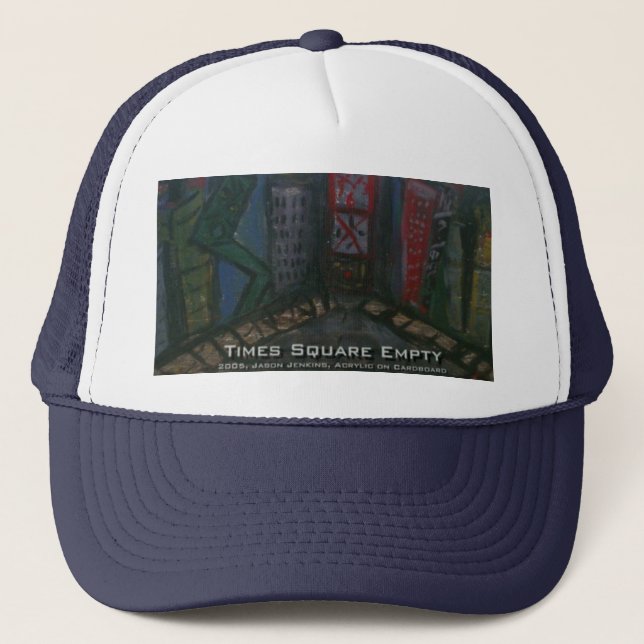 times square emtpy trucker hat (Front)