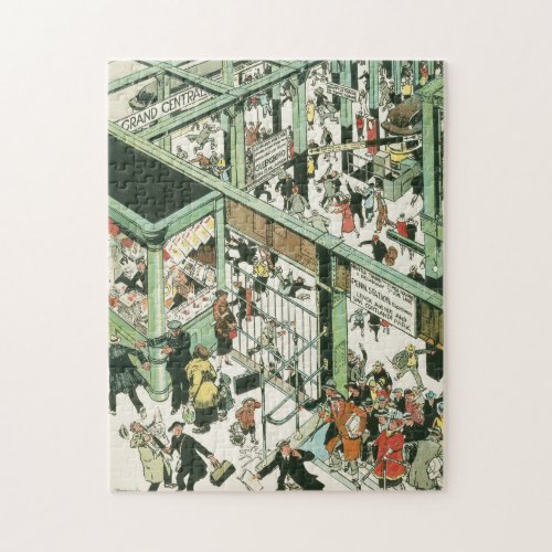 Times Square Grand Central Shuttle Subway Station Jigsaw Puzzle