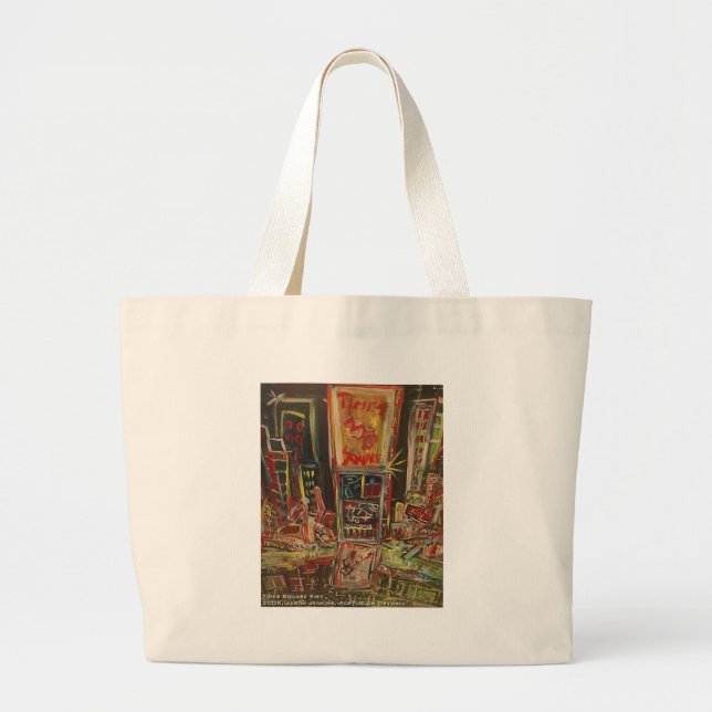 Times Square kiev Large Tote Bag (Front)