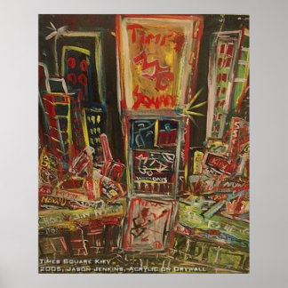 TIMES SQUARE KIEV POSTER