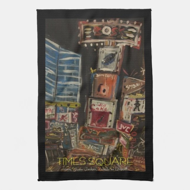 TIMES SQUARE KITCHEN TOWEL (Vertical)