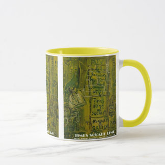 times square lime  mug