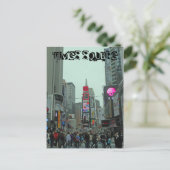 Times Square Manhattan New York Postcard (Standing Front)