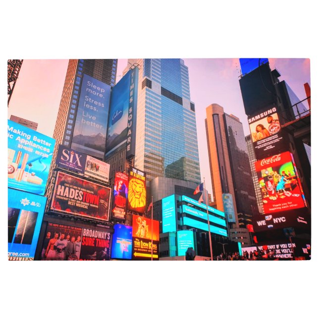 Times Square -  Metal Print (Front)