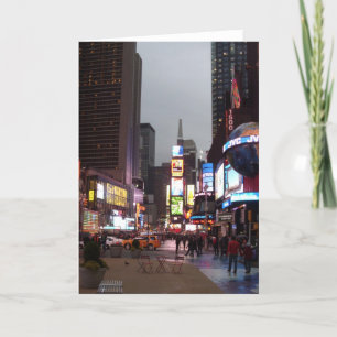 Times Square New York Card