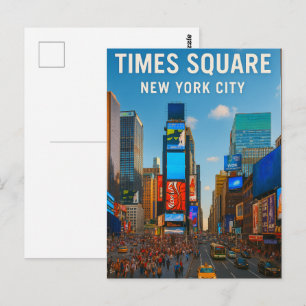 Times Square – New York City Postcard
