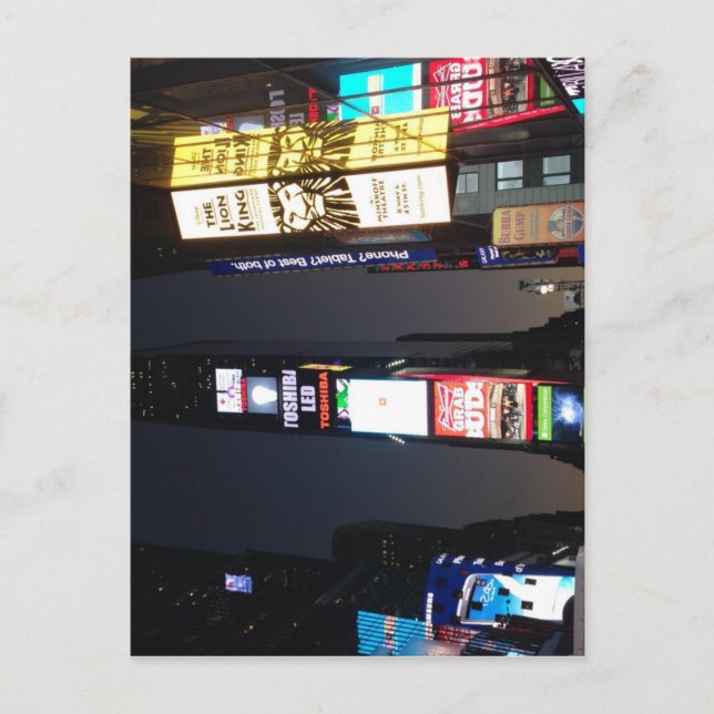 Times Square - New York City Postcard (Front)