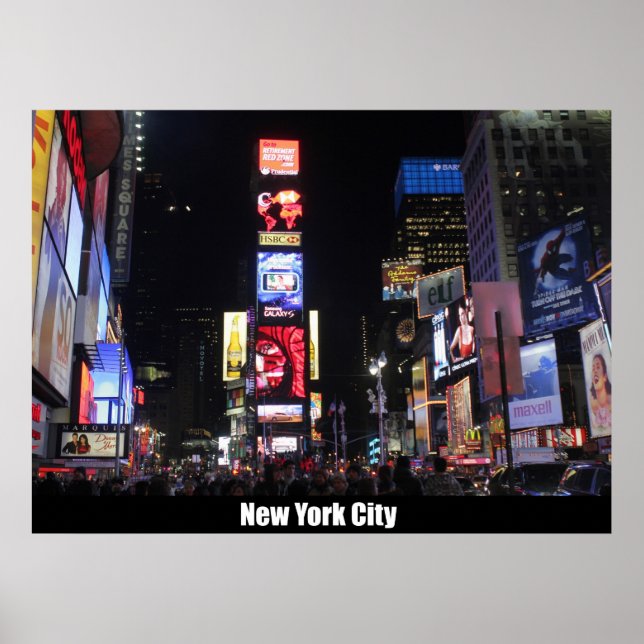 Times Square-New York City Poster (Front)