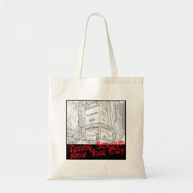 Times Square, New York City Tote Bag (Front)