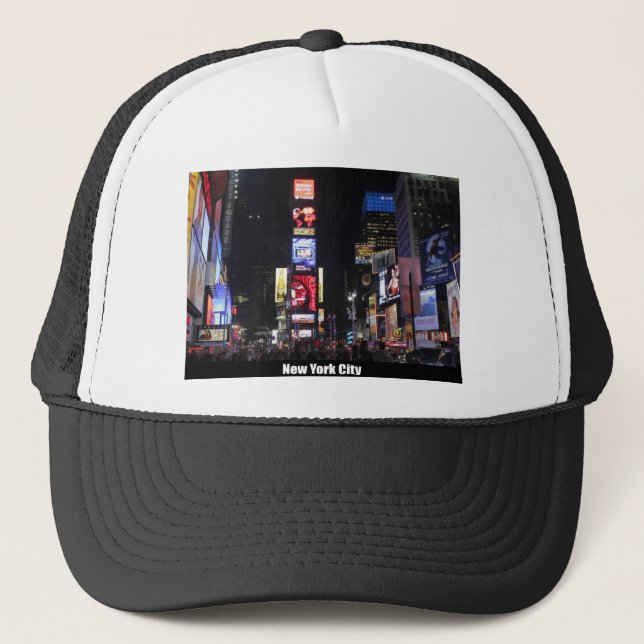 Times Square New York City Trucker Hat (Front)
