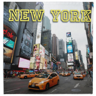 Times Square New York City USA Cloth Napkin