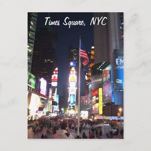 Times Square New York City USA  CricketDiane A Postcard