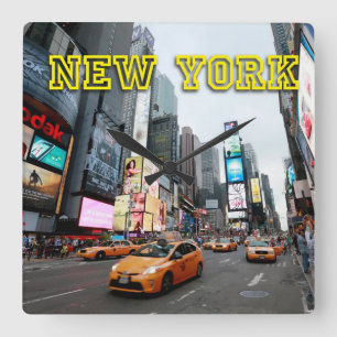 Times Square New York City USA Wall Clock