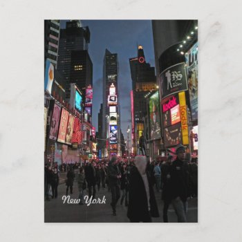 Times Square New York Postcard by debinSC at Zazzle