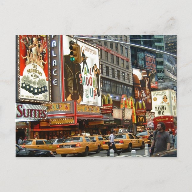 Times Square NY Postcard (Front)
