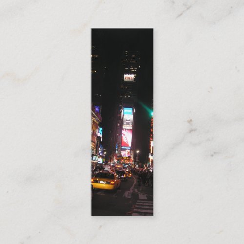 Times Square-NYC Bookmark Business Card Templates