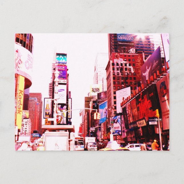 Times Square NYC Postcard (Front)