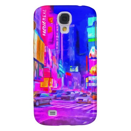 Times Square Pop Art Galaxy S4 Case