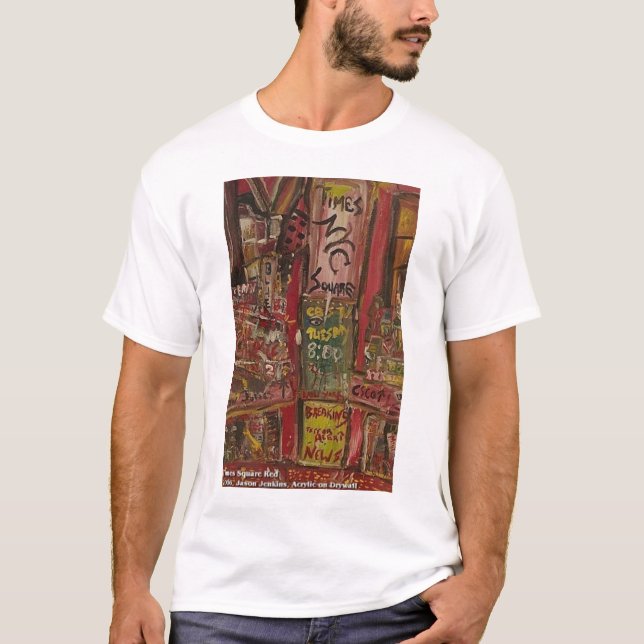 TIMES SQUARE RED T-Shirt (Front)