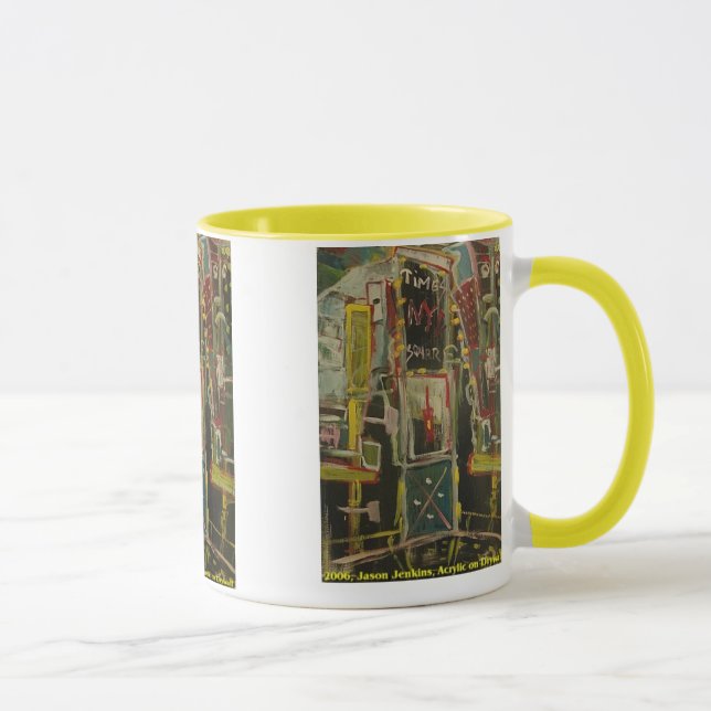 times square red wine mug (Right)
