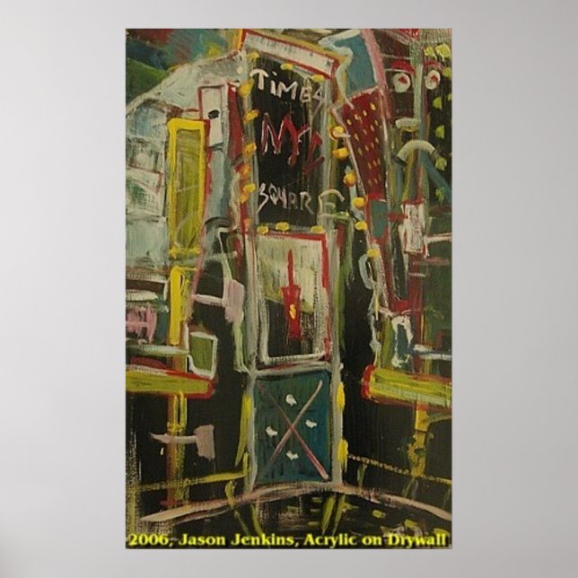 TIMES SQUARE RED WINE POSTER (Front)