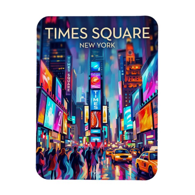 Times Square USA Magnet (Vertical)