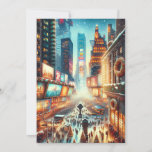 Times Square Winter Card. Christmas Holiday Card