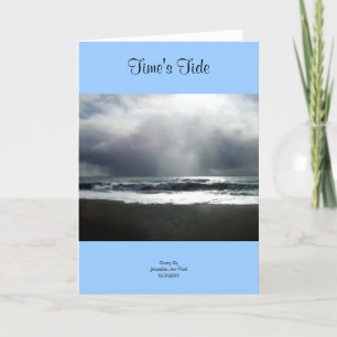 Time's Tide Greeting Card