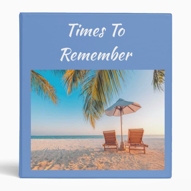 TIMES TO REMEMBER BINDER (Front)