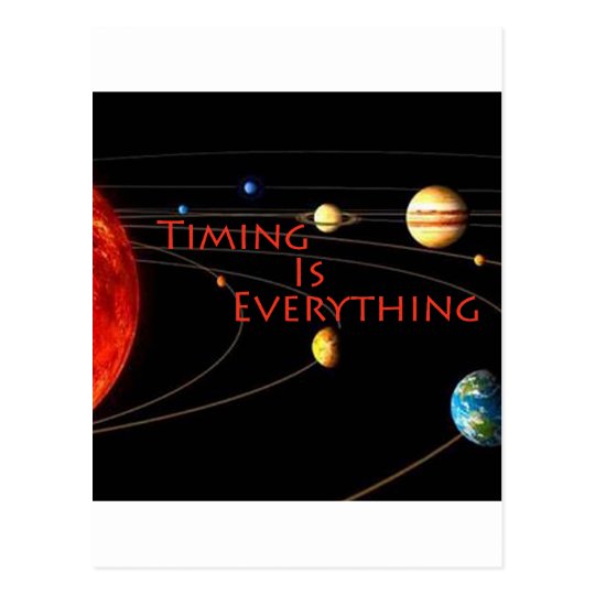 Timing is Everything Postcard