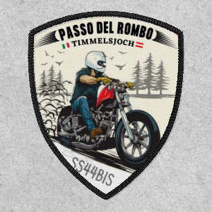  Timmelsjoch - passo del rombo motorbike trip Patch