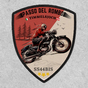 Timmelsjoch - passo del rombo motorbike trip Patch