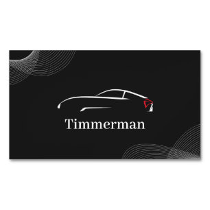 Timmerman — Automotive Care & Vehicle Enhancement Business Card Magnet