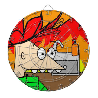 Timmy Trembled Dart Board