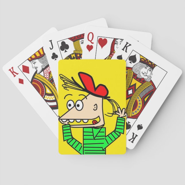 Timmy Trembled Poker Cards (Back)