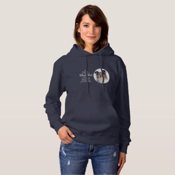 Timmy's Blue Merle Sheltie Hoodie by ForLoveofDogs at Zazzle