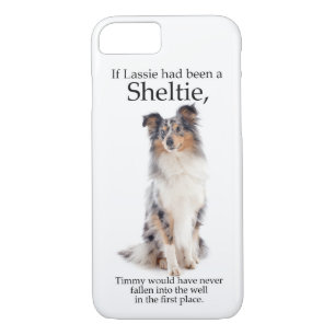 Timmy's Blue Merle Sheltie iPhone case