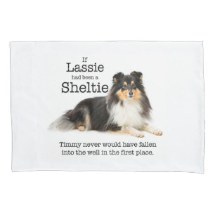 Timmy's Tri-Color Sheltie Pillowcase